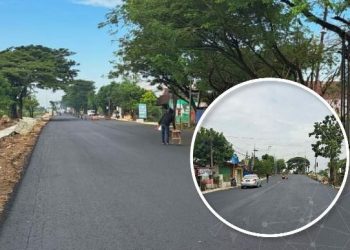 Pelebaran jalan nasional dari Desa Margomulyo Kecamatan Balen hingga Desa Ngemplak Kecamatan Baureno.