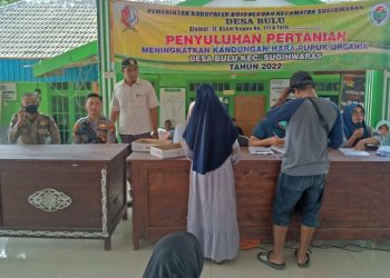 Pemberian Bantuan Pangan Non Tunai (BPNT) dan Bantuan Langsung Tunai Bahan Bakar Minyak (BLT BBM) serta Program Keluarga Harapan (PKH) di Kecamatan Sugihwaras, Bojonegoro.