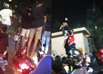 Tangkaoan layar video yang beredar dan viral di media sosial.