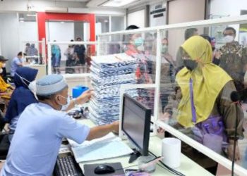 Suasana pelayanan kesehatan di RSUD dr Soewandhie.
