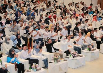 Reuni akbar 50 tahun IKA UNAIR yang digelar di Airlangga Convention Center, Unair Kampus C Surabaya.