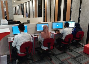 Layanan Pojok Baca Digital (Pocadi) di Mal Pelayanan Publik Siola.