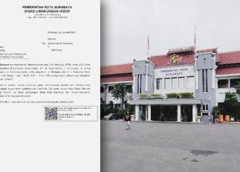 Foto ilustrasi tanda tangan surat elektronik yang kini sudah diterapkan di Pemkot Surabaya.