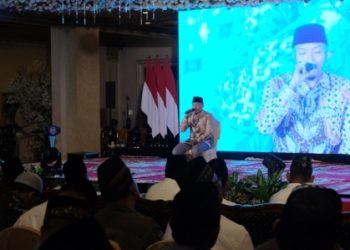 Tasyakuran Akreditasi Majelis Ulama Indonesia (MUI) Award Terbaik se-Jawa Timur, di Grand Empire Palace Hotel.