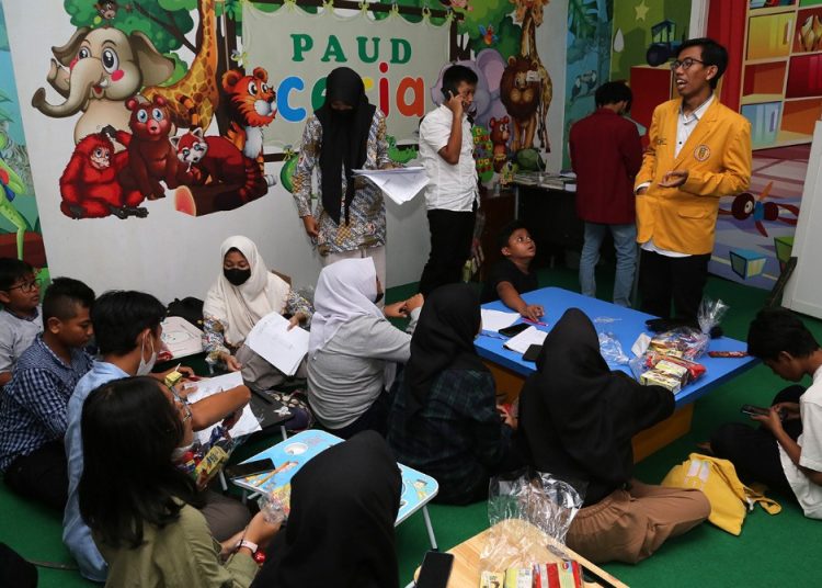 Salah satu lokasi program Sinau dan Ngaji Bareng” besutan Pemkot Surabaya.