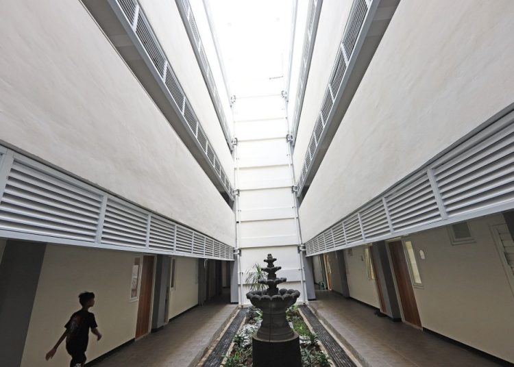 Salah satu rumah susun yang dikelola Pemkot Surabaya.