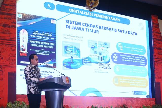 Sekretaris Daerah Provinsi Jawa Timur Adhy Karyono.