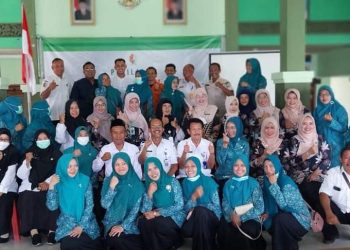 Tim penilai Lomba Desa dan Lomba 10 Program Pokok PKK se-Kabupaten Bojonegoro.