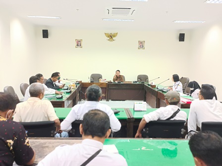 Rapat dengar pendapat di DPRD Bojonegoro yang membahas tentang pupuk bersubsidi.