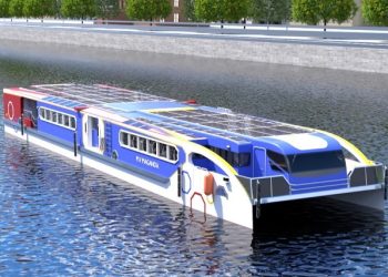 Desain Kapal MV Maganda rancangan Tim Nawasena ITS yang dilombakan pada International Student Design Competition 2023 yang berhasil meraih juara 3 di Amerika Serikat.