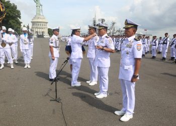 Upacara Serah Terima Jabatan jabatan strategis di lingkungan Koarmada II.