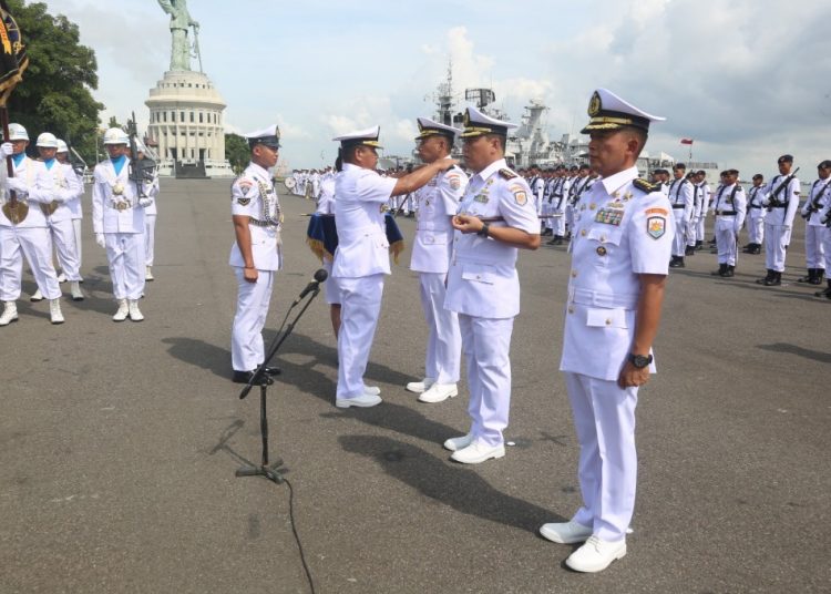 Upacara Serah Terima Jabatan jabatan strategis di lingkungan Koarmada II.