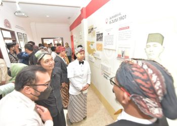 Wisata heritage Rumah Lahir Bung Karno di Jalan Pandean IV nomor 40, Surabaya.