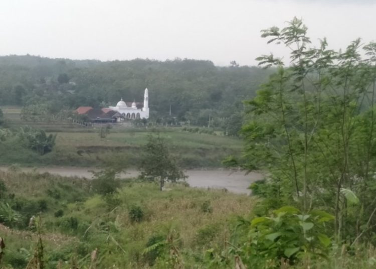 Kawasan yang diproyeksikan sebagai Proyek Strategi Nasional (PSN) Bendungan Karangnongko.