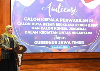 Gubernur Jawa Timur Khofifah Indar Parawansa