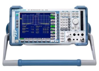 Tampilan Spectrum Analyzer 30 GHZ, alat ukur sinyal 5G dan aplikasi radar yang dihibahkan oleh R&S Indonesia kepada ITS.