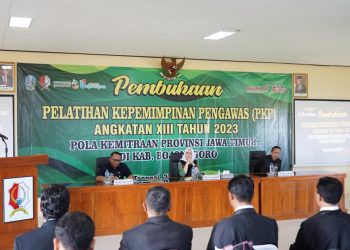 Kegiatan Pelatihan Kepemimpinan Pengawas Angkatan XIII Pola Kemitraan Provinsi Jawa Timur Tahun 2023 di Kabupaten Bojonegoro.