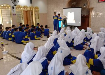 Foto ilustrasi, sosialisasi kepada pelajar tentang kekerasan perempuan dan anak.