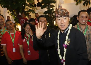 Pelatih Timnas Indonesia Shin Tae-yong.