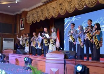 Pemilihan Duta Pelajar Anti Narkoba Tahun 2023 di Graha Sawunggaling, lantai 6, gedung Pemkot Surabaya.