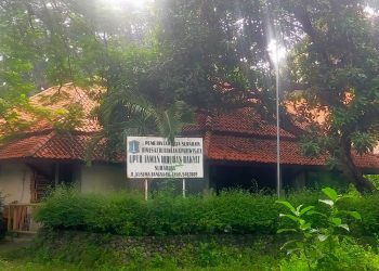 Foto dokumentasi Taman Hiburan Rakyat (THR), yang merupakan satu kawasan dengan Taman Remaja Surabaya.