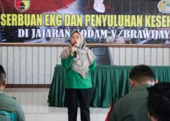 Serbuan ElektroKardioGram ' dan Penyuluhan Kesehatan kepada anggota TNI dan Pegawai Negeri Sipil (PNS) jajaran Kodim 0813 Bojonegoro.