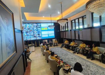 Pertemuan Pengurus Serikat Media Siber Indonesia (SMSI) Kota Surabaya dengan Wali Kota Surabaya Eri Cahyadi.