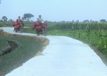 Pembangunan Jalan Usaha Tani di Desa Kunci, Kecamatan Dander, Bojonegoro.