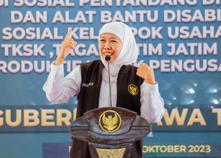 Gubernur Jawa Timur Khofifah.