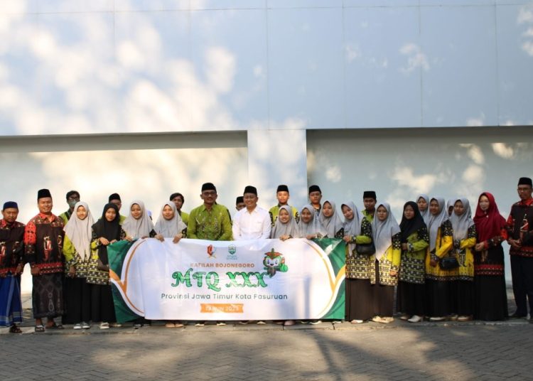 Para kafilah asal Kabupaten Bojonegoro siap berkompetisi di Musabaqoh Tilawatil Quran ke XXX tingkat Provinsi Jawa Timur 2023.