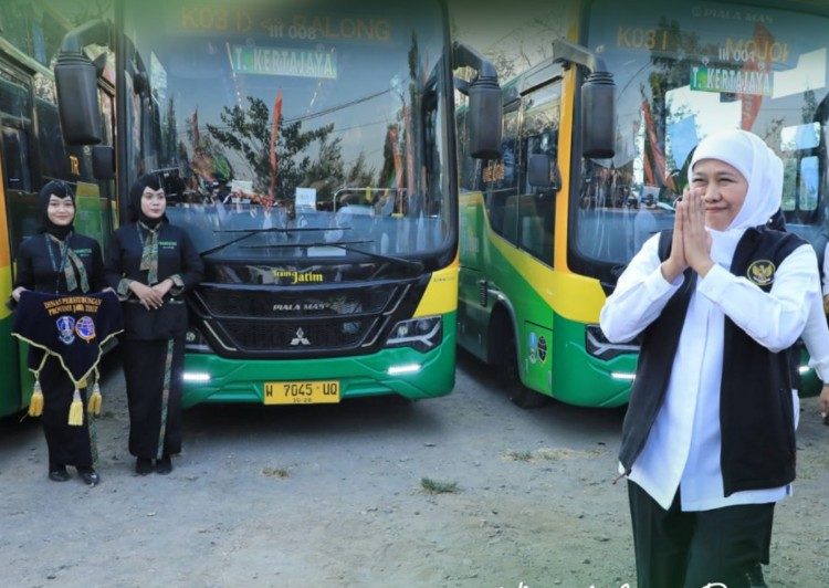 Peresmian Trans Jatim Koridor III di Wisata Bukit Kayu Putih Kabupaten Mojokerto.