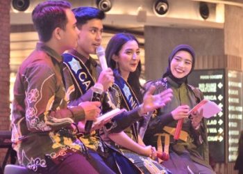 Roadshow jelang penutupan pendaftaran pemilihan duta wisata Cak dan Ning Surabaya 2023.