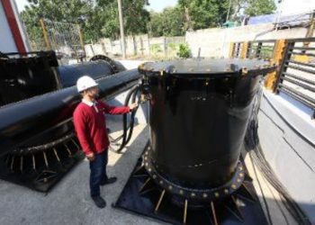 Salah satu rumah pompa yang dimiliki Pemkot Surabaya.