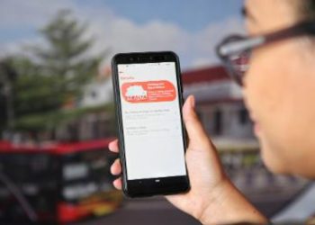 Foto ilustrasi, salah satu aplikasi yang dimiliki Pemkot Surabaya. Dalam pelayanan kepada masyarakat, lembaga pemerintah di Kota Pahlawan ini sudah menerapkan Sistem Pemerintahan Berbasis Elektronik.