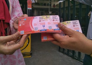 Voucher parkir diluncurkan sebagai pengganti pembayaran nontunai.