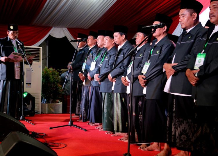 Pelantikan pengurus Forum Musyawarah Kiai Kampung Nusantara Surabaya.