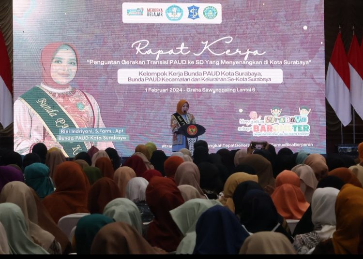 Bunda PAUD Kota Surabaya Rini Indriyani.