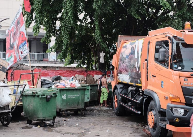 Foto ilustrasi, Tempat Penampungan Sampah sementara.