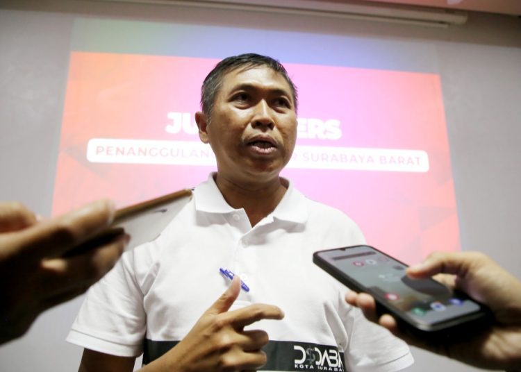 Kepala Dinas Sumber Daya Air dan Bina Marga Surabaya, Syamsul Hariadi.