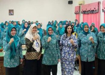 Sosialisasi pangan Beragam Bergizi Seimbang dan Aman di gedung PKK Bojonegoro.