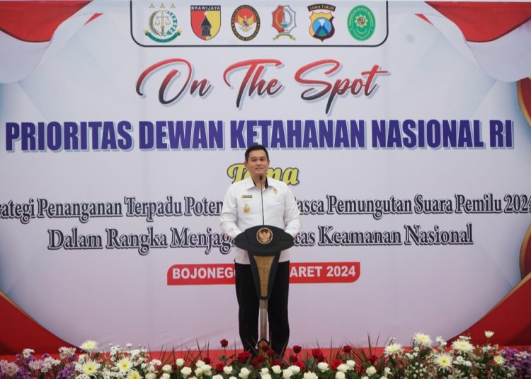 Sekretaris Jenderal Dewan Ketahanan Nasional RI Brigjen Pol. Dr. H. Nasirwan Adji Wibowo