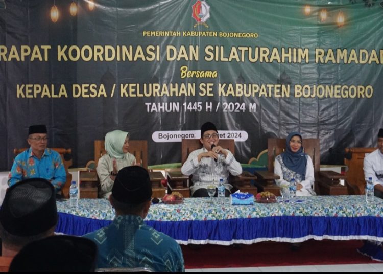 Rapat Koordinasi dan Silaturahmi Ramadan bersama Kepala Desa/Kelurahan se-Kabupaten Bojonegoro.