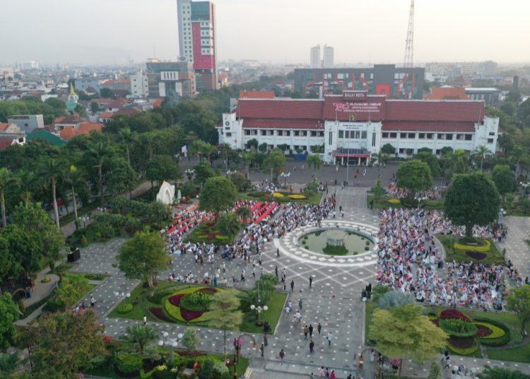 Pelaksanaan Salat Idul Fitri pada tahun sebelumnya.