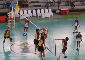 Kejuaraan Bola Voli Piala Wali Kota Surabaya antarklub U-17 se-Kota Surabaya di Gedung Olahraga Pancasila.
