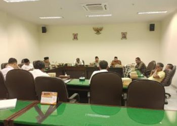 Rapat kerja Komisi D DPRD Bojonegoro dengan Dinas Pekerjaan Umum, Bina Marga dan Penataan Ruang.