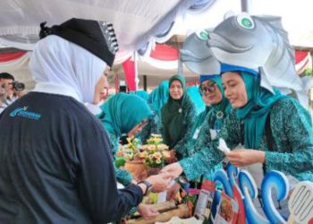 Sosialiasi gemarikan di wisata air Bandung Bondowoso Desa Sidabandung Kecamatan Balen, Bojonegoro.