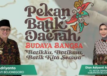 Pemkab Bojonegoro bakal menggelar Pekan Batik Daerah Budaya Bangsa yang bertemakan “Batikku, Batikmu, Batik Kita Semua".