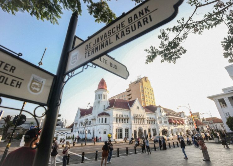 Salah satu titik yang sudah ditata untuk pengembangan wisata kota lama Surabaya.