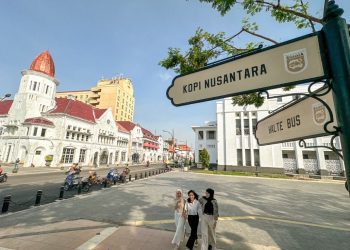 Salah satu lokasi Kota Lama yang sedang ditata Pemkot Surabaya sebagai destinasi wisata sejarah.