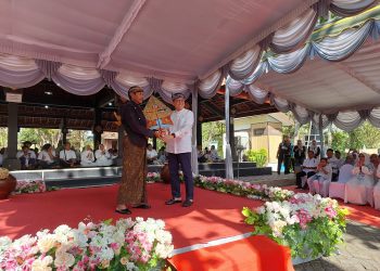 Pj Bupati Adriyanto menghadiri Ruwatan Murwakala di tempat wisata Kayangan Api di Desa Sendangharjo, Kecamatan Ngasem.